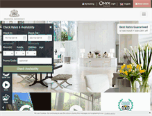 Tablet Screenshot of oriental-residence.com
